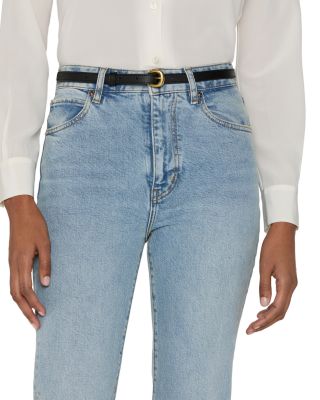 The Arrow High Rise Flare Leg Jeans