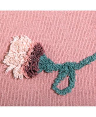 English Garden Ash Rose Pouf - 1'9" x 1'9" x 11"