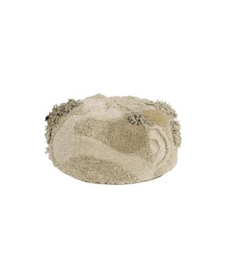 Lorena Canals - Mossy Rock Pouf -   1' 8" x 1'