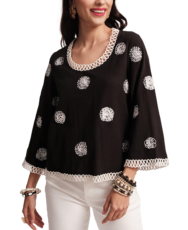 FRANCES VALENTINE FIONA SCRIBBLE TOP