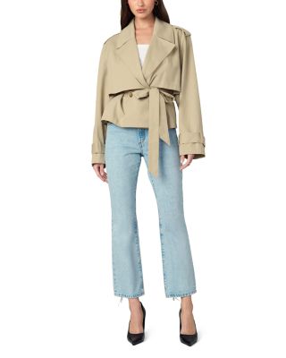 The Liz Cropped Trench Coat