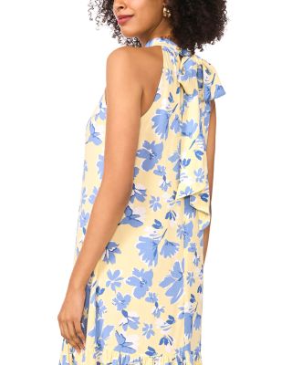 Tie Back Halter Maxi Dress