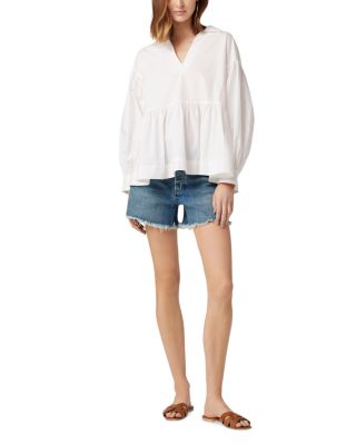 The Jessie High Rise Denim Shorts in Not Your B