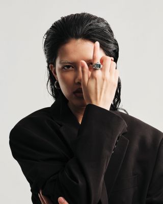 Nocturne Expandable Ring Watch, 16mm