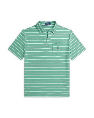 Ralph Lauren - Boys' Striped Cotton Linen Polo Shirt - Big Kid