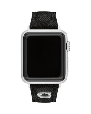Apple Watch&reg; Black Signature Canvas Strap, 38/40/41mm