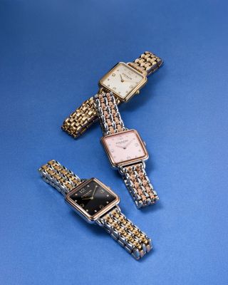 【 COACH 】 キャス スクエア ウォッチ 28MM COACH Cass Watch, 28mm | Bloomingdale's