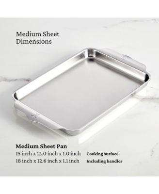 OvenBond&amp;reg; 12&amp;quot; x 15&amp;quot; Tri-ply Clad Stainless Steel Medium Sheet Pan