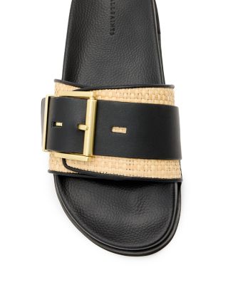 Women's Ellie Raffia Slide Sandals