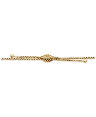 Box Chain Necklace in 18K Gold