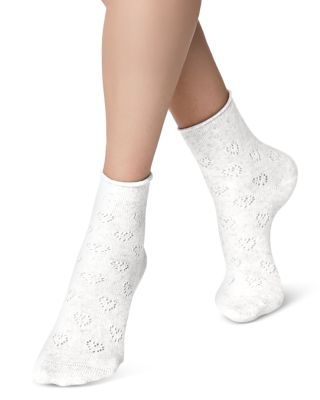 Stems - Heart Stitch Short Ankle Socks