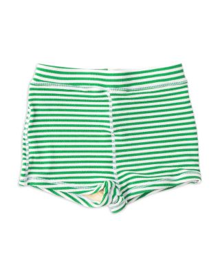 Shade Critters - Girls' Ribbed Green Shorts - Little Kid, Big Kid
