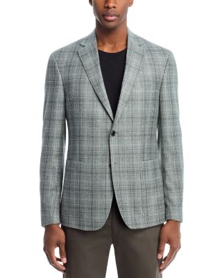 Plaid Regular Fit Unstructured Sport Coat - Exclusive
