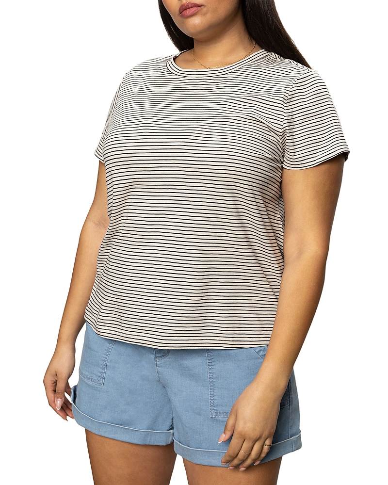 Sanctuary Plus The Perfect Tee In Pumice Stone