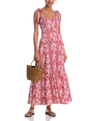 Tile Print Maxi Dress - Exclusive