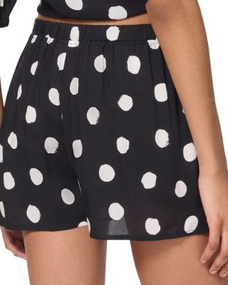 Printed Cover Up Shirt & Cover Up Shorts