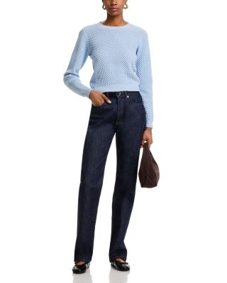 Long Sleeve Popcorn Stitch Sweater - Exclusive