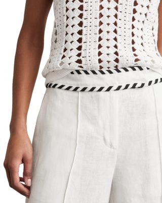 Fawn Linen Wide Leg Pants