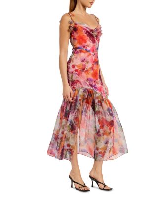 Magnolia Tie Shoulder Maxi Dress