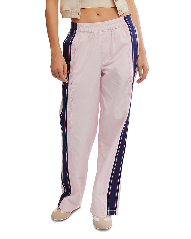 Free People Team Spirit Pull-on Pants In Pep Pink In Pep Pink
