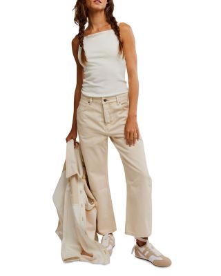 Deep Trance Dropped Boyfriend Jeans in Casual Khaki