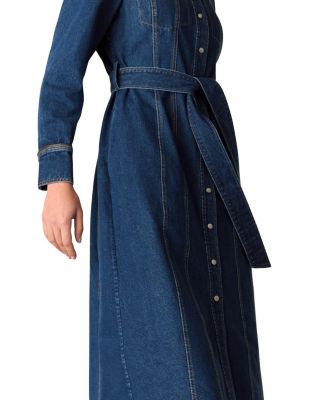 Myra Denim Midi Dress