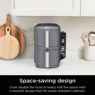 DoubleStack 2 Basket 10 Qt Air Fryer With Smart Thermometer