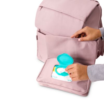 The Ultimate Diaper Bag Backpack in Atlas Pink