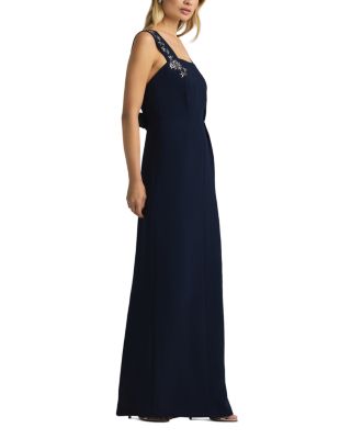 Satin Back Crepe Dress