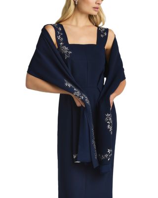 St. John - Satin Back Crepe Sequin Scarf