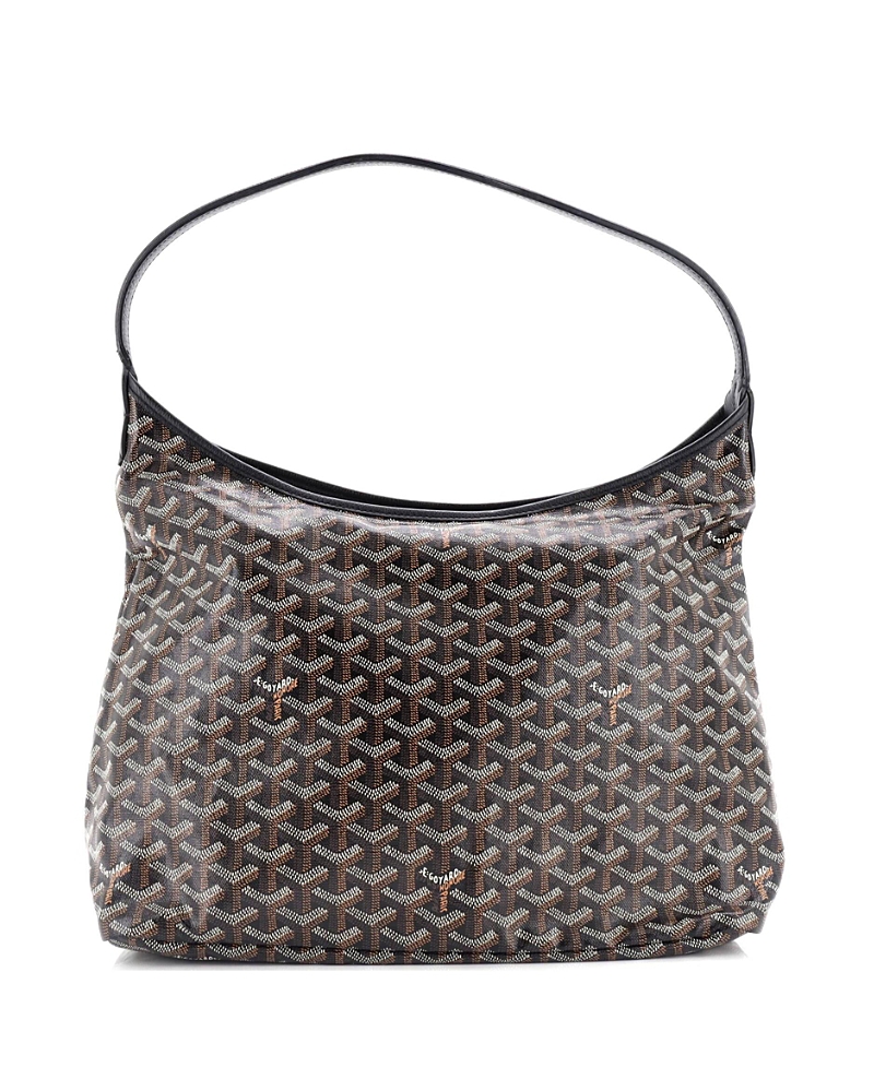 Pre-owned Pre-owned Goyard Goyard Boheme Hobo Coated Canvas In Brown