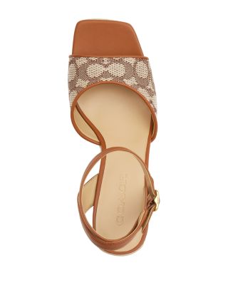 Women&#39;s Signature Jacquard Espadrille Wedge Sandals