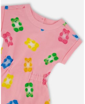  Girls' Printed French Terry Dress - Big Kid