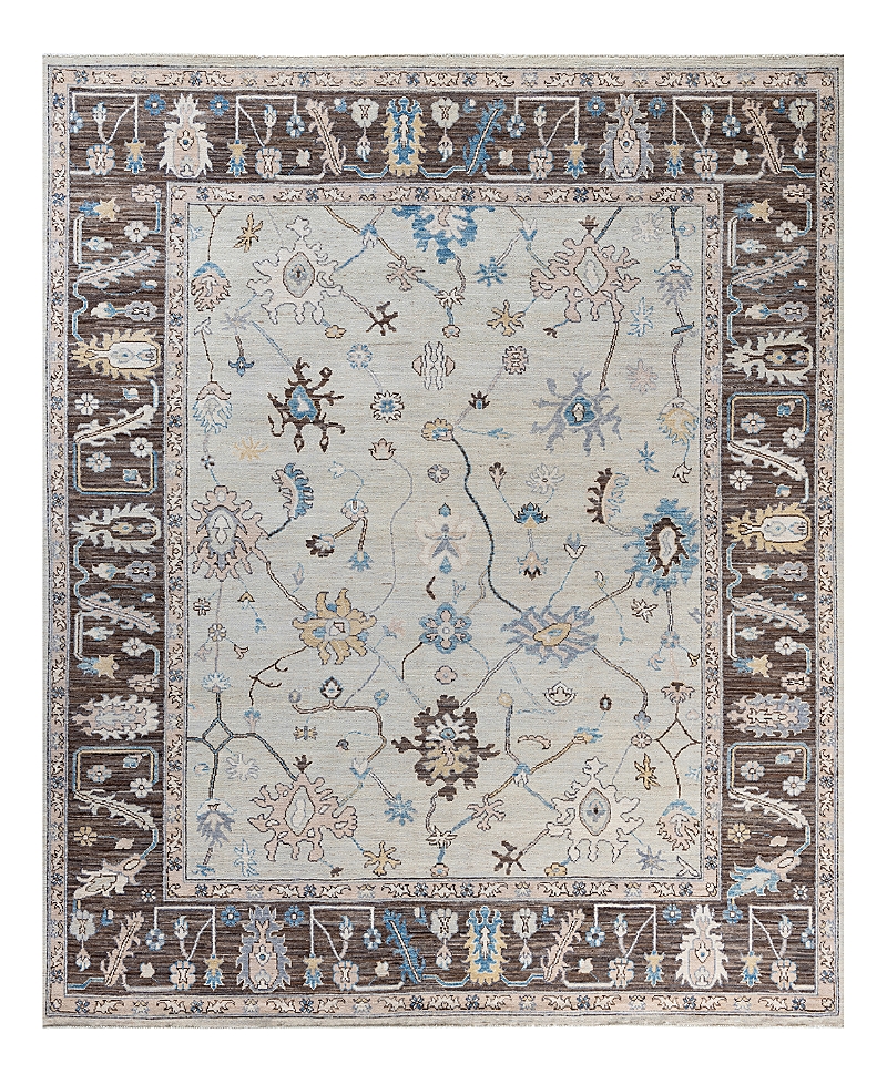 Bloomingdale's Colorful Oushak M1945 Area Rug, 8'2 X 10' In Beige