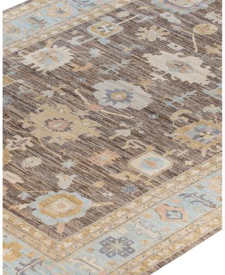 Bloomingdale's Colorful Oushak M1945 Area Rug, 9'10" x 13'9"