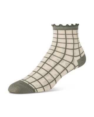 Ruffled Anklet Socks, Set of 3