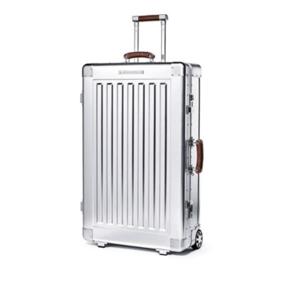 2 Wheel Aluminum XL Checked Suitcase, 80L