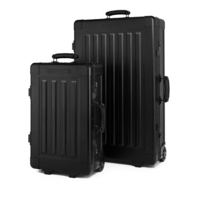 2 Wheel Aluminum XL Checked Suitcase, 80L