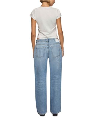 Low Rise Straight Leg Jeans