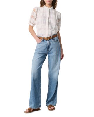 Jordan Short Sleeve Plaid Top