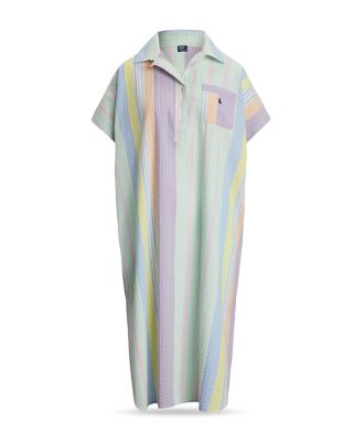 Seersucker Long Sleepshirt
