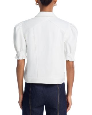 Roselyn Puff Sleeve Denim Jacket