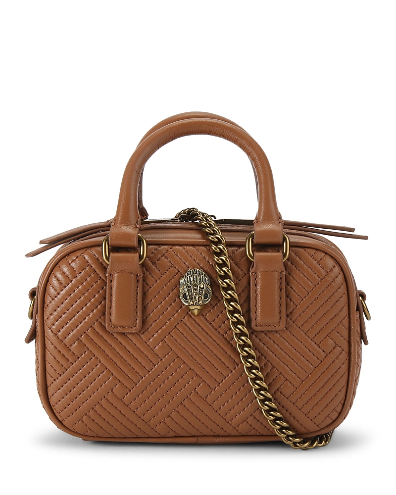 Kurt Geiger Xs Kensington Duffle Bag In Brown