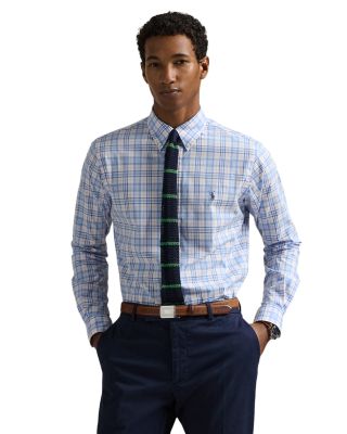 Polo Ralph Lauren - Classic Fit Checked Stretch Poplin Shirt