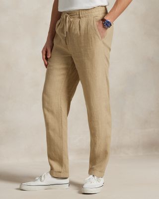 Polo Prepster Slim Tapered Linen Pants
