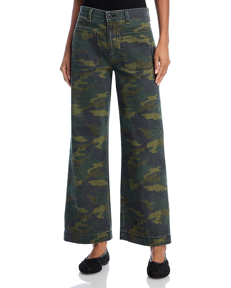 Askk Ny Camouflage Wide Leg Pants