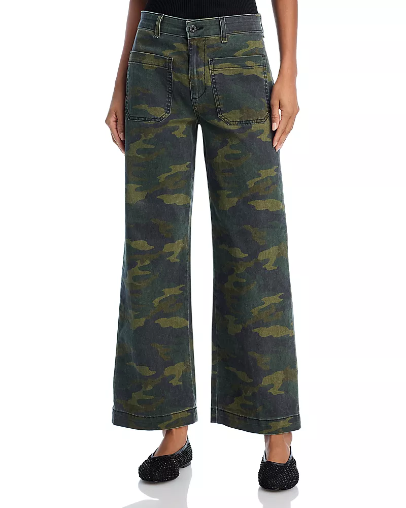 Askk Ny Camouflage Wide Leg Pants