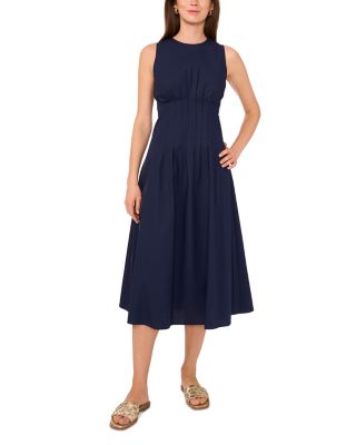 1.STATE - Pin Tuck Midi Dress