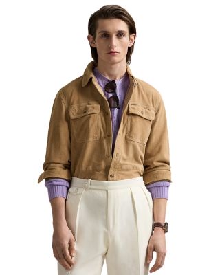 Polo Ralph Lauren - Lightweight Utilitarian Suede Shirt Jacket