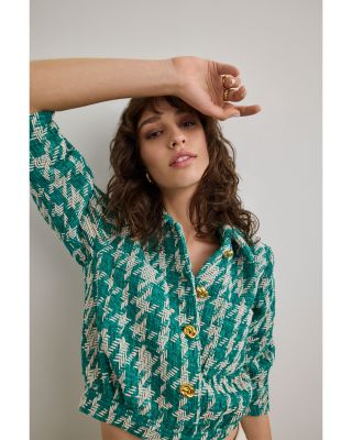 Jia Cropped Three Quarter Sleeve Jacket